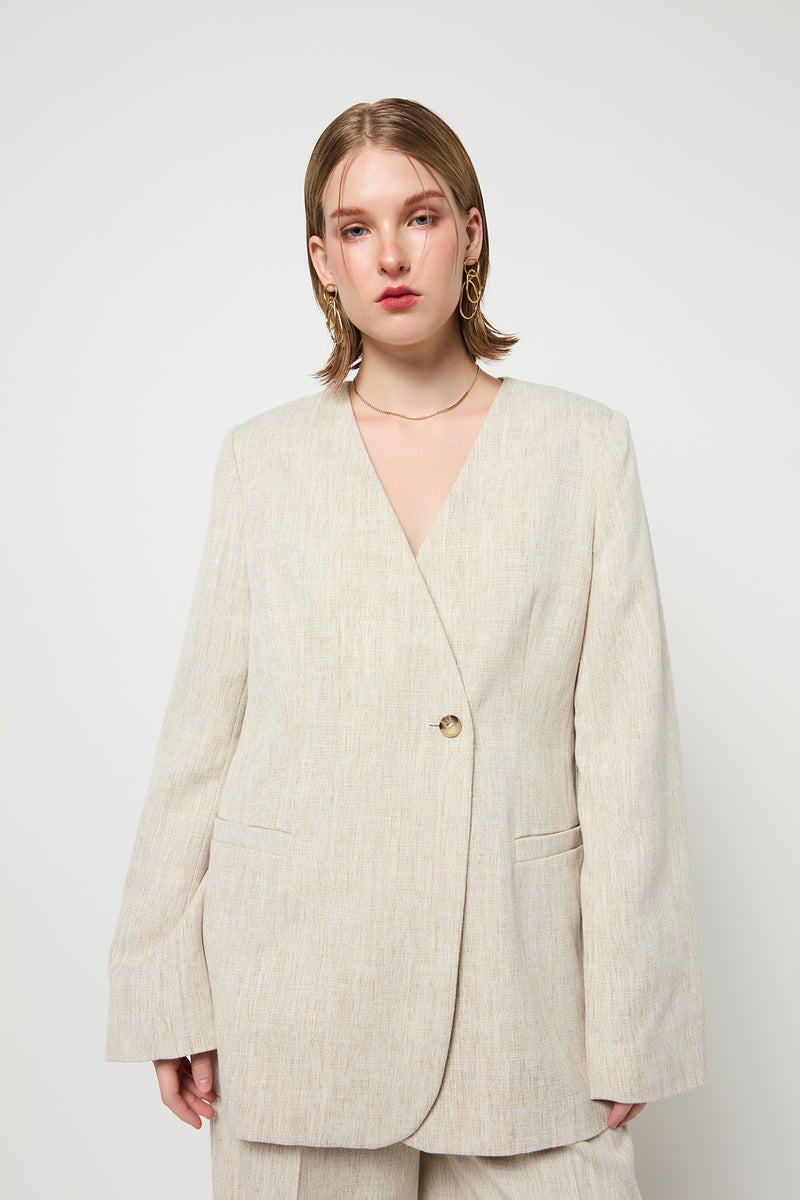 HaleyMD Blazer - Summer Sand Melange