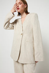 HaleyMD Blazer - Summer Sand Melange