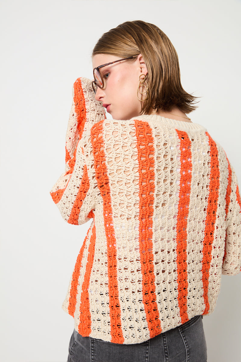 HobbsMD Cardigan - Summer Sand Flame