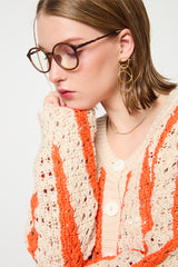 HobbsMD Cardigan - Summer Sand Flame