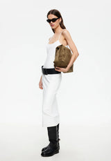 MODERNITA MIDI DRESS - PORCELAIN