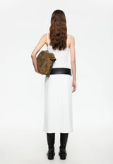 MODERNITA MIDI DRESS - PORCELAIN