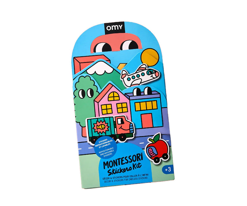 MONTESSORI STICKERS KIT - VROOM VROOM