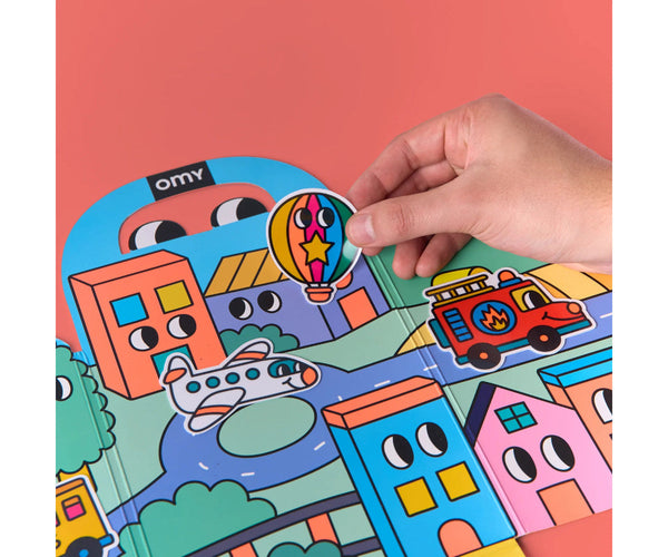 MONTESSORI STICKERS KIT - VROOM VROOM