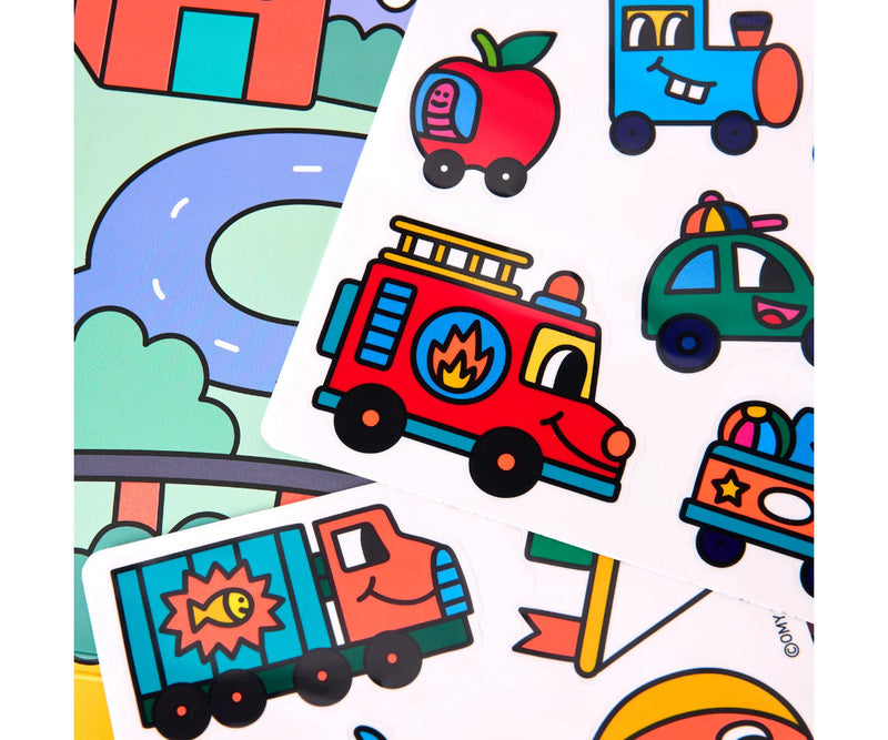 MONTESSORI STICKERS KIT - VROOM VROOM