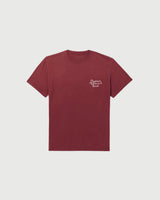 SCRIBBLE T-SHIRT - BURGANDY