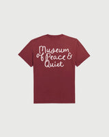 SCRIBBLE T-SHIRT - BURGANDY