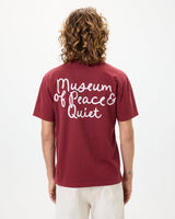 SCRIBBLE T-SHIRT - BURGANDY