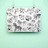 MY FIRST ART POSTER - GIANT POSTER 