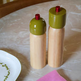  Maegen Large Salt/Pepper Grinder - Olive/Red  