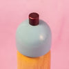  Maegen Medium Salt/Pepper Grinder - Light Blue/Burgundy  