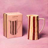 Maegen Stripe Jug - Pink & Burgandy  