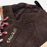 Malga Mid in Suede Pepper  Black and Red (MAN)