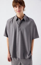 Men's top Yrowa - RAYURES GRISES CHINE