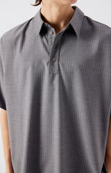 Men's top Yrowa - RAYURES GRISES CHINE