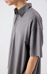 Men's top Yrowa - RAYURES GRISES CHINE