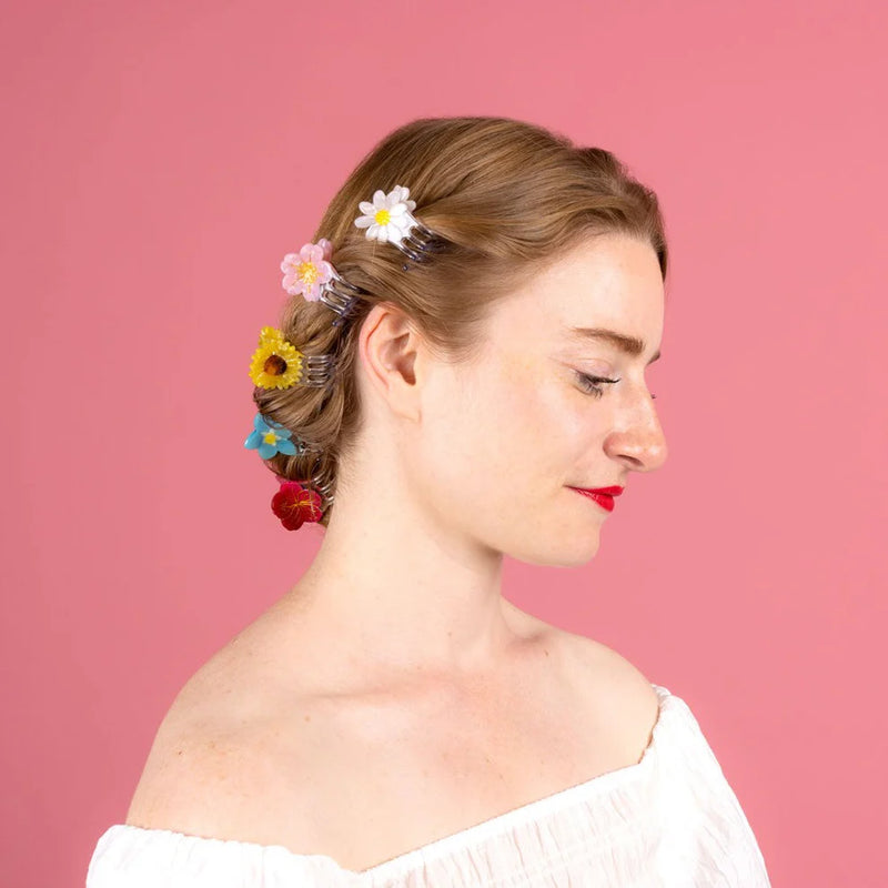 Mini Hibiscus Hair Clip