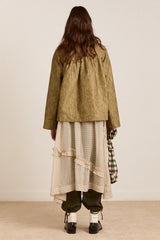 Mini Mercedes Reversible Coat - Lace Stone