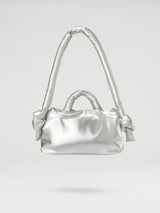 Mini Ona Vegan Leather Bag - Silver