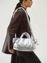 Mini Ona Vegan Leather Bag - Silver