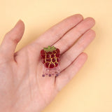 Mini Raspberry Hair Claw