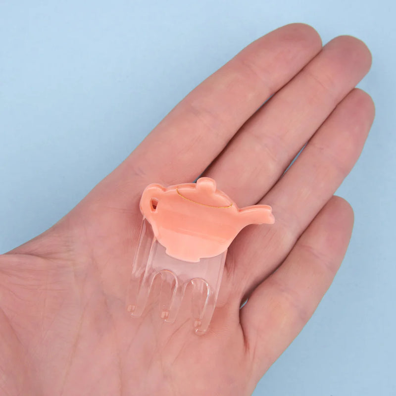 Mini Teapot Hair Clip
