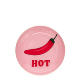 Mini round enamel trinket dish - Chilli pepper 