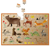  Moulin Roty Mini puzzle - An animal in the forest (150pcs) 