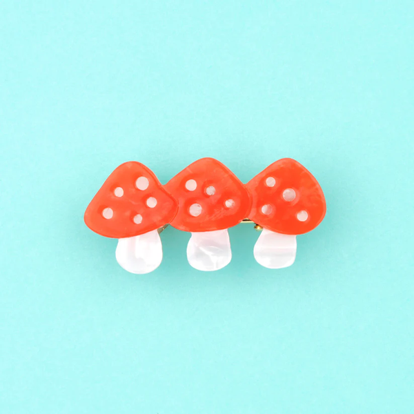 Mushroom hair clip