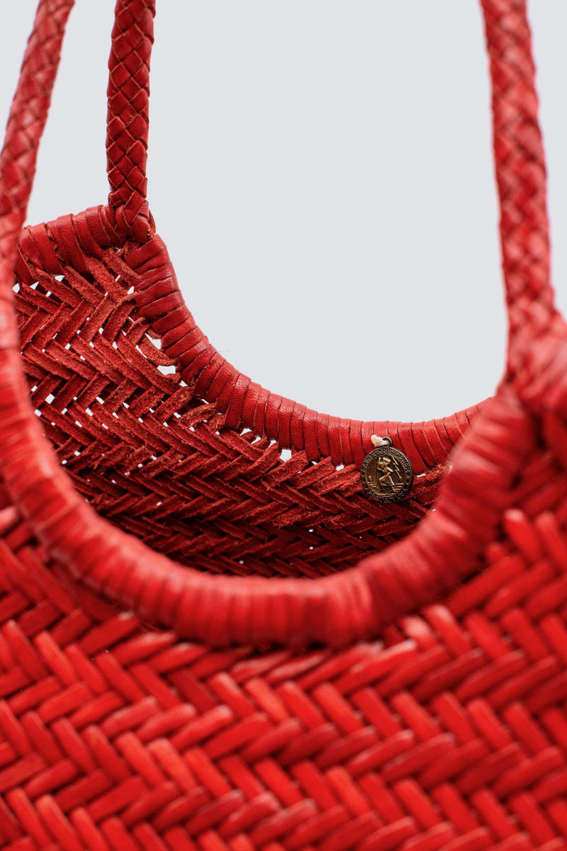 NANTUCKET BASKET BIG - Poppy Red
