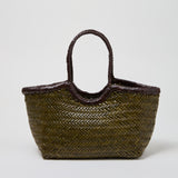 NANTUCKET SMALL BI-COLOUR - KAKI/DKBROWN