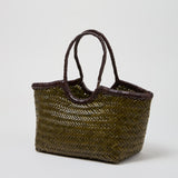 NANTUCKET SMALL BI-COLOUR - KAKI/DKBROWN