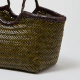 NANTUCKET SMALL BI-COLOUR - KAKI/DKBROWN