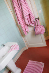 NARAM HANDBAG SMALL - baby pink & ski patrol