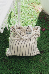 NARAM TOTEBAG creme & ink