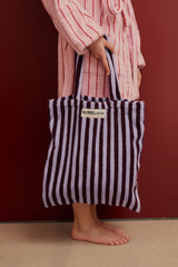 NARAM TOTEBAG wine & lavender blue