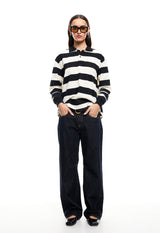 NAUTICA JERSEY - INK STRIPE
