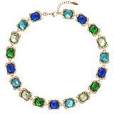 NECKLACE AMONITE - BLEU