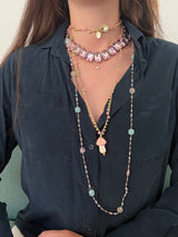 NECKLACE FUNGHI ROSA