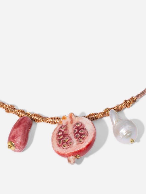 NECKLACE HALF-POMEGRANATE