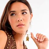 NECKLACE ROSARIA - AMBRE