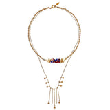 NECKLACE THIADEE - INDIGO