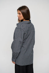 NOTTING HILL SHIRT - NAVY LEMON PLAID