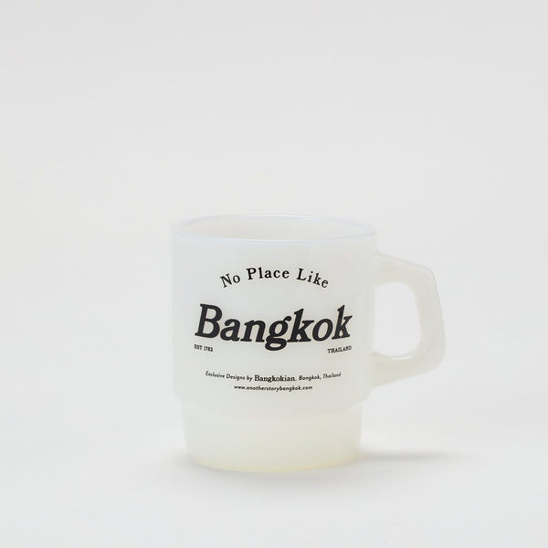 NO PLACE LIKE BANGKOK CUP - WHITE FONT BLACK