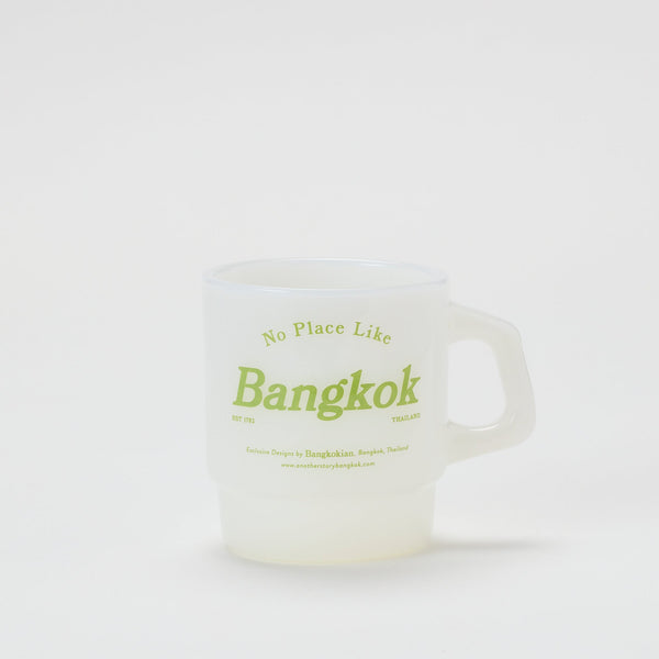 NO PLACE LIKE BANGKOK CUP - WHITE FONT GREEN