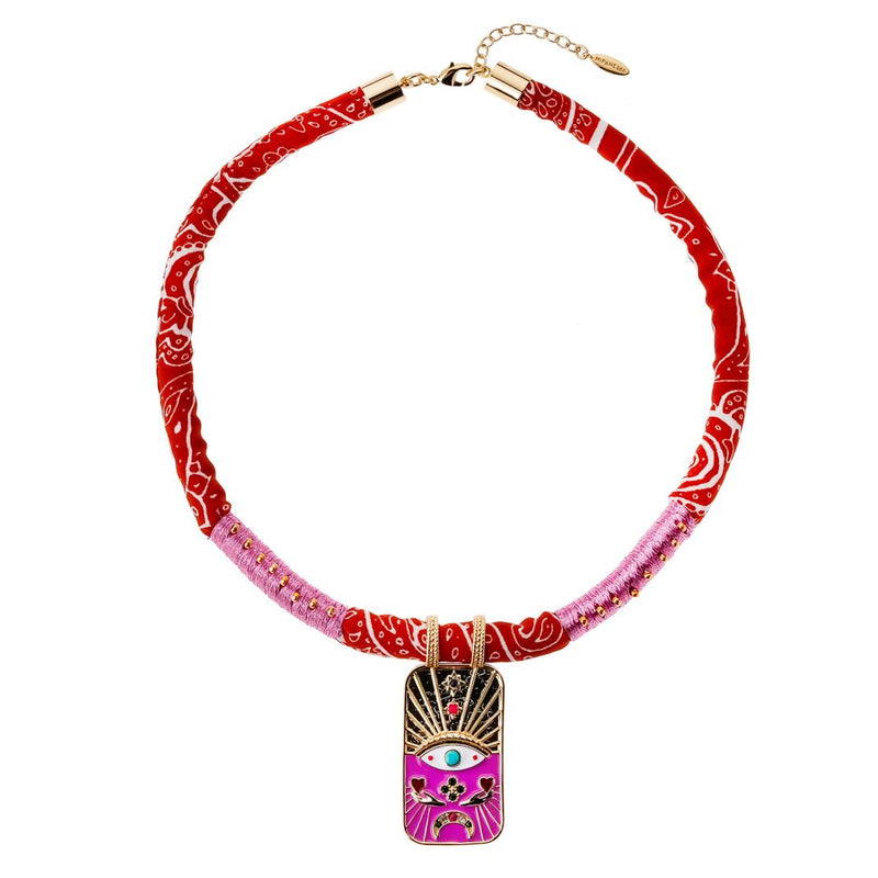 Necklace Tarot Lilas