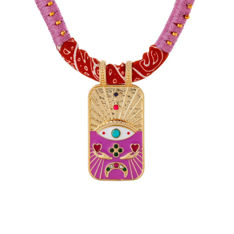 Necklace Tarot Lilas