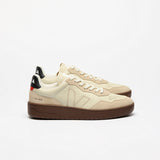 O.T. LEATHER V-90 ZZ PIERRE-ALMOND-BLACK