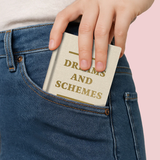 OHH DEER Dreams and Schemes Fabric Hardback Notebook A7