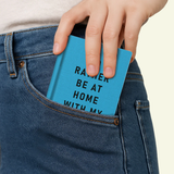 OHH DEER Id Rather Be At Home with my Dog Fabric Notebook A7